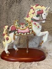 LENOX 2009 RUBIES AND ROSES CAROUSEL HORSE LIMITED EDITION NEW IN BOX SKU 805166 picture
