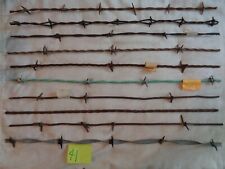 Antique Barbed Wire, 10 DIFFERENT PIECES, Excellent starter bundle #Bdl 41 picture