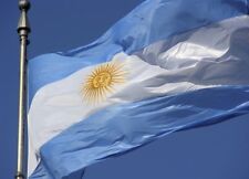 Giant Bandera Oficial de Ceremonia Argentina Flag Speedy Delivery picture