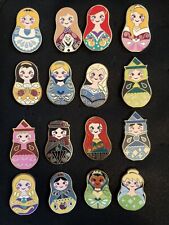 Disney Pins Princess Nesting Dolls Complete Set picture