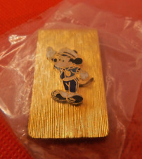 Vintage Rare Disneyland Cast Member Security Mickey Money Clip Gold Tone picture