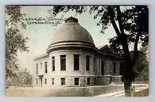 Greenville IL-Illinois, Carnegie Library, Antique, Vintage c1910 Postcard picture