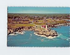 Postcard Aerial View Portland Headlight Maine USA picture