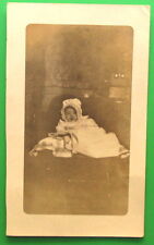 Real Photo Post Card RPPC 1908 - 1913 Kansas son sending photo to Illinois Mom picture