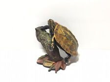 RARE Kaiyodo Natural Monuments of Japan Ryukyu Black Breasted Leaf Turtle Figure picture