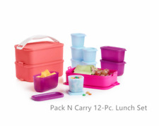 Tupperware Pack N Carry 12-Pc.  Lunch Stackable Click To Go Set picture