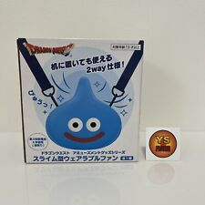 NIB Dragon Quest AM Blue Slime Type Wearable Personal Fan Square Enix Taito Rare picture