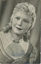 Lore Frisch- Signed Photograph (German Actress) picture