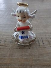 Vintage LEFTON PATRIOTIC JULY 4th ANGEL Made In Japan 1950s Spaghetti Trim picture