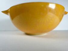 Vintage PYREX Daisy Sunflower Orange Cinderella Mixing Bowl, 4 Quart #444 picture