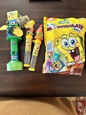SpongeBob SquarePants Merchandise, Lot Of 7 Items, Candy Dispensers, Etc. picture