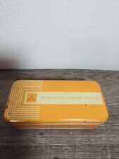 Vintage Mitsubishi Sewing Machine  Tin Box And Parts Bulb Feet Needle Plate picture