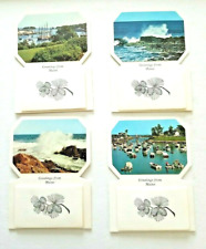 1972 Vintage Maine Calendars Lot of 4 Ocean Scenes Surf Waves Crashing Sailboats picture