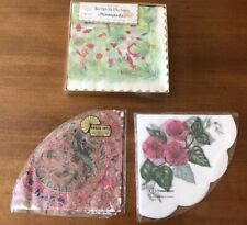Vtg Lot of Japanese Rice Paper Decorative Napkins Decoupage Mixed Brands picture