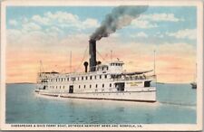 c1930s NORFOLK - Newport News Virginia Postcard 