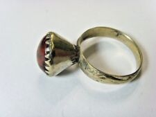 1700s antique Bedouin Nomads tribal ring 9 size central Asia religious 50190 picture