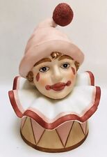 Enesco Porcelain Clown Head Only picture