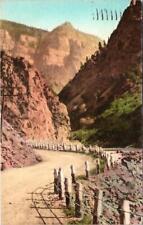 1932, Highway 40, GLENWOOD SPRINGS, Colorado Postcard - Albertype picture