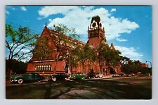 Cambridge MA-Massachusetts, Memorial Hall, Harvard, Vintage Postcard picture