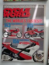 APRIL 1988 CYCLE WORLD MAGAZINE, KAWASAKI NINJA 1000, DUCATI 851 picture