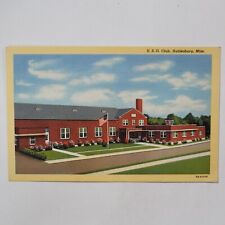 U.S.O. Club Hattiesburg Mississippi MS c1940s Vintage Linen Postcard picture