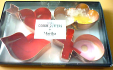 Martha Stewart Love Cookie Cutters Cooper Plate Stainless Steel - NIB picture