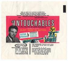 UNTOUCHABLES TV 1961 LEAF WRAPPER Mini Comics ROBERT STACK Eliot NESS Gum Card,9 picture