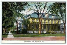 c1920's Greenwood Inn & Restaurant Dirt Road Pathway Evanston Illinois  Postcard picture