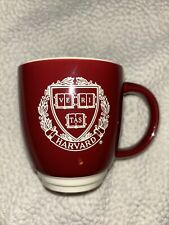 Harvard University Coffee Mug Cup - Veritas Rare Ltd Vtg Maroon Red picture