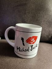 Vintage I Love Michael Jackson Ceramic Glass Mug picture