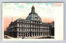 St Louis MO-Missouri, Post Office and Custom House, Antique Vintage PC Postcard picture