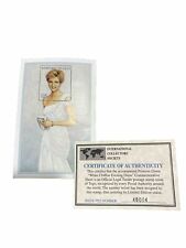 Princess Diana Collectors Certificate of authenticity 48004 picture