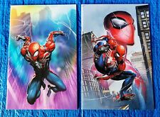 Spider Geddon #0 NYCC Clayton Crain Virgin Variant Set Of 2 Limited To 3000 NM picture