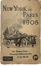 Thomas Flyer ~New York to Paris 1908 Race Buffalo Auto History Booklet picture