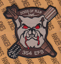 USAF Air Force 354th Expeditionary Fighter Sq EFS BULLDOGS ~4.25.