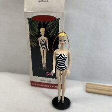 1994 Hallmark Barbie 1959 Debut Doll Keepsake Ornament 1st Series Bathing Suit picture
