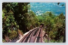 Postcard Railroad Train Penang Hill Railway Malaysia 1960s Unposted Chrome picture