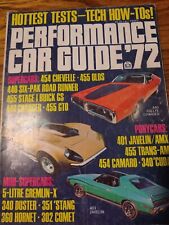 Vintage Performance Car Guide '72 Book picture