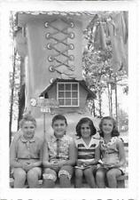 GIRLS AT STORYLAND VILLAGE NEPTUNE, NJ 1950's bw  Portrait 110 13 K picture