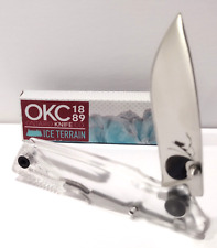 Ontario Knife Company OKC Clear Cracked Ice Series Lockback Folding Pocket Knife picture
