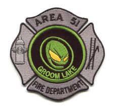 Area 51 Fire Department Groom Lake Patch Nevada NV Alien picture