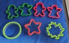 Lot of 7 Christmas Cookie Cutters picture