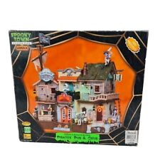 Lemax Spooky Town Pirates Pub And Grub 85666 Halloween House Partially Working picture