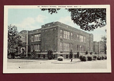 St. Peter's School, Stevens Point, WI Wisconsin-antique unposted postcard picture