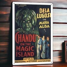 Chandu on the Magic Island Metal Movie Poster Tin Sign Plaque Film 8
