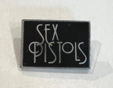 THE SEX PISTOLS Clubman Metal Pin, Vintage Punk Rock Badge Vintage 1970s England picture