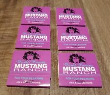 Mustang Ranch Brothel Reno Nevada Matchbook Lot of 6 picture