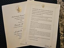 Invitation to the Inauguration of Barack Obama as President of the United States picture