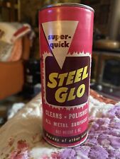 NOS Vintage 1950’s “ STEEL GLO,” Cleans And Polishes All Metal Surfaces, Nice picture