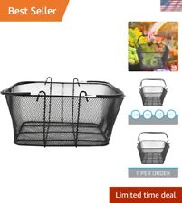 Durable Metal Storage Basket with Rubberized Handles - Multipurpose Solution picture